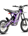 Rear side full body photo TE durable offroad electric dirt bike