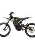 X10 electric dirt bike for adults right side view with 72V 35Ah battery