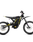 X10 off-road electric dirt bike for adults with 10000W motor side view